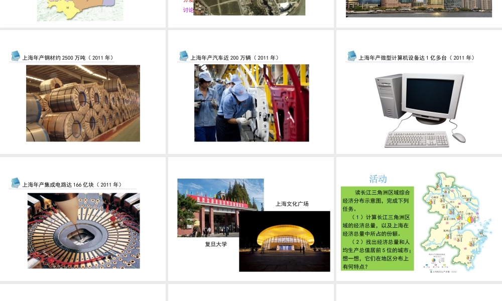 八年级地理下册 7.4 长江三角洲区域的内外联系（第2课时）教学课件 （新版）湘教版-（新版）湘教版初中八年级下册地理课件