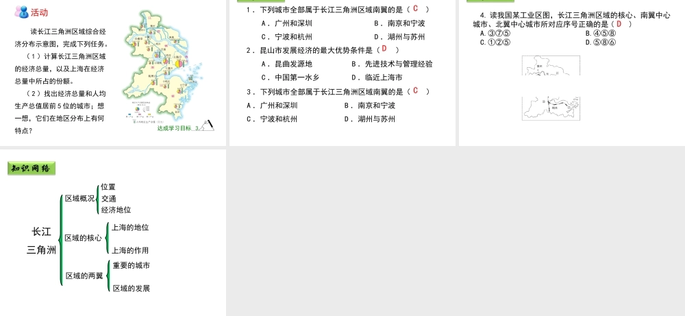 八年级地理下册 7.4 长江三角洲区域的内外联系（第3课时）教学课件 （新版）湘教版-（新版）湘教版初中八年级下册地理课件