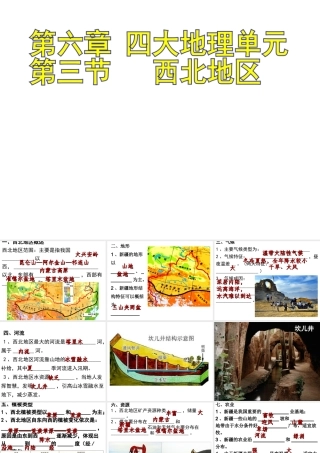 八年级地理下册 6.3 西北地区课件 （新版）粤教版-（新版）粤教版初中八年级下册地理课件