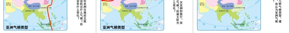 八年级地理下册 5.1 亚洲的自然环境课件 （新版）中图版