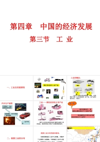 八年级地理上册 第四章 第三节 工业课件（1）（新版）新人教版-（新版）新人教版初中八年级上册地理课件