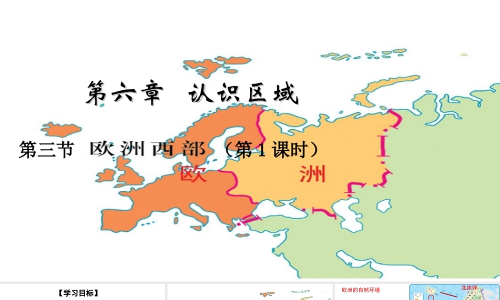 八年级地理下册 6.3《欧洲西部》课件 中图版-中图版初中八年级下册地理课件