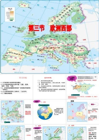 八年级地理下册 6.3《欧洲西部》课件1 中图版-中图版初中八年级下册地理课件