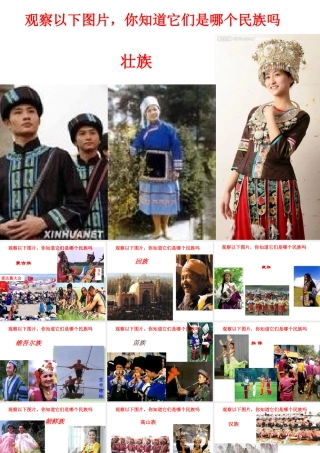 八年级地理上册 第一章 第三节 民族课件（2） （新版）新人教版