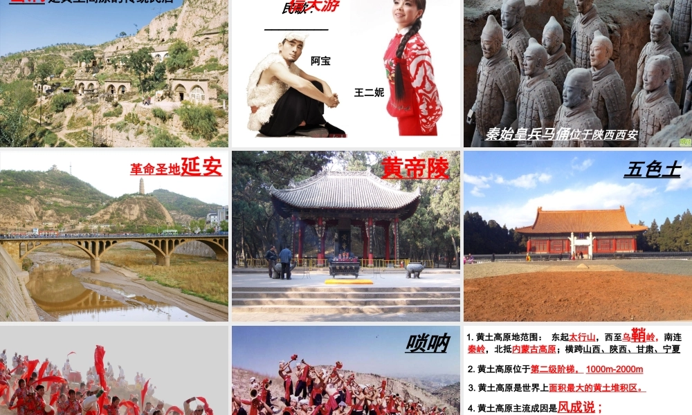 八年级地理下册 6.3世界最大的黄土堆积区——黄土高原课件 （新版）新人教版-（新版）新人教版初中八年级下册地理课件