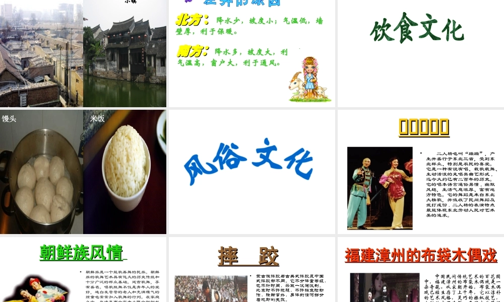 八年级地理下册 5.2 北方地区和南方地区课件 新人教版-新人教版初中八年级下册地理课件