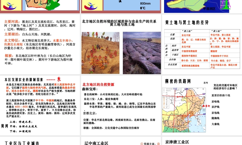 八年级地理下册 5.2 北方地区课件 （新版）湘教版-（新版）湘教版初中八年级下册地理课件