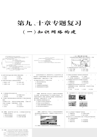 八年级地理下册 第九,十章期末专题复习课件 （新版）新人教版-（新版）新人教版初中八年级下册地理课件