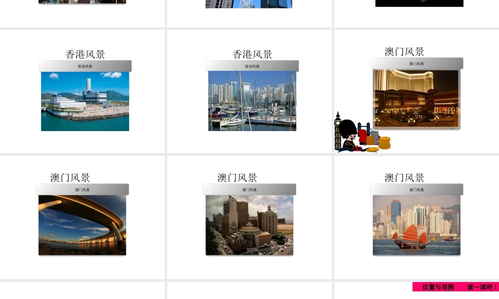 八年级地理下册 8.3《香港、澳门》课件 （新版）粤教版-（新版）粤教版初中八年级下册地理课件