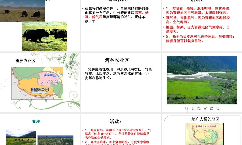 八年级地理下册 第九章 第1节 自然特征与农业课件 （新版）新人教版-（新版）新人教版初中八年级下册地理课件