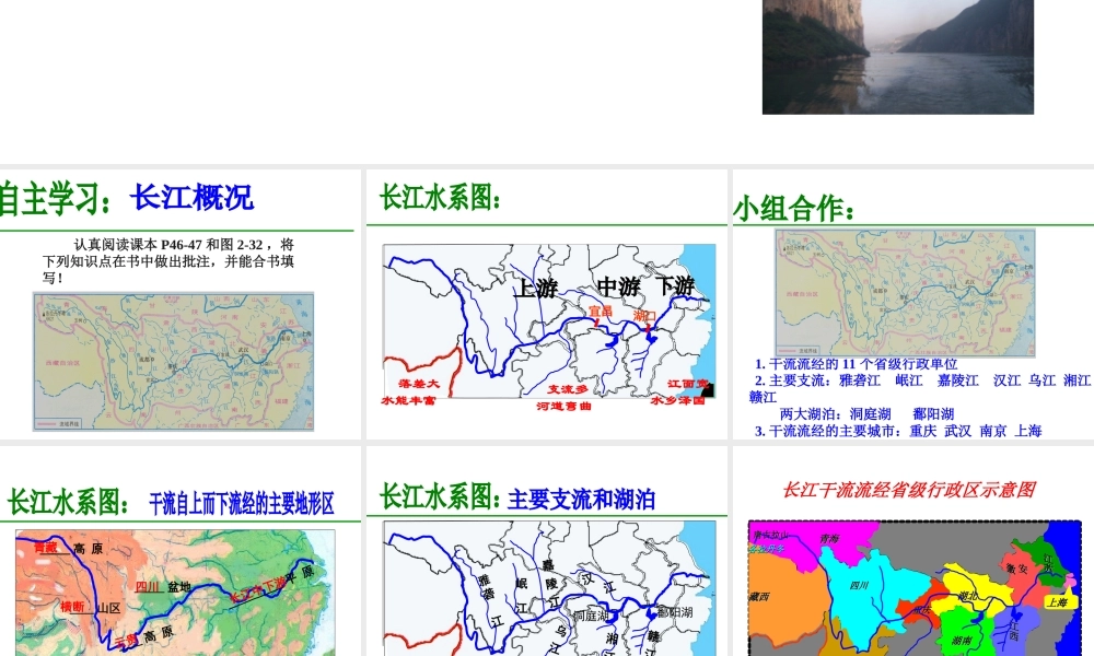 八年级地理上册 中国的河流课件 湘教版