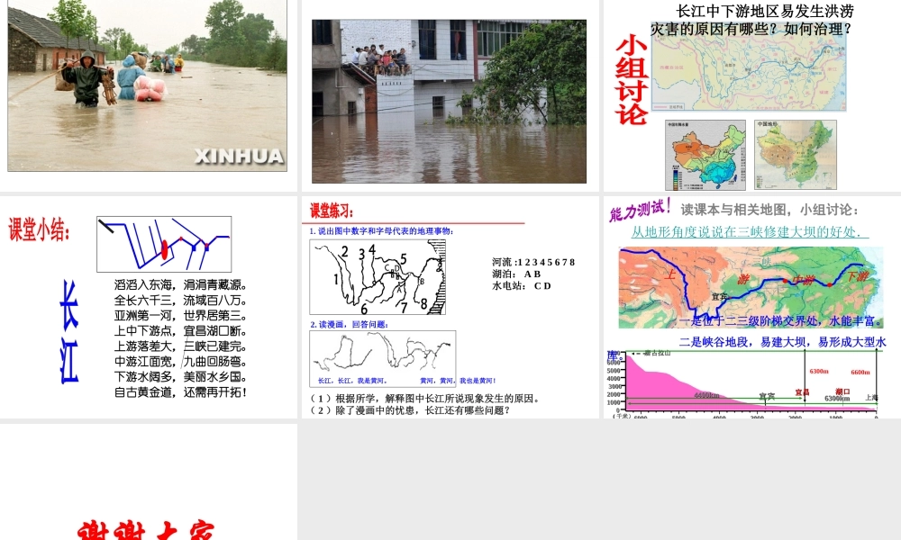 八年级地理上册 中国的河流课件 湘教版