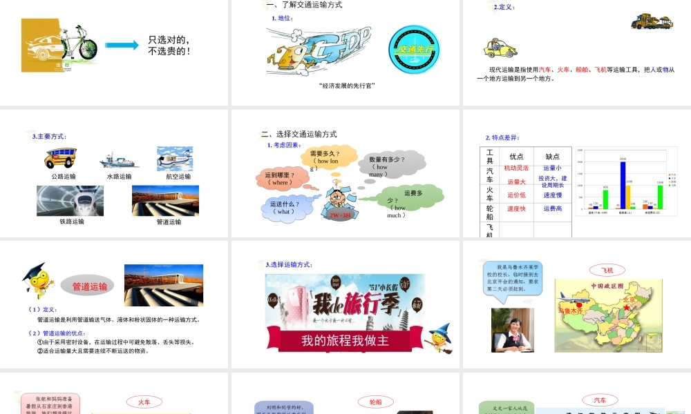 八年级地理上册 第四章 第一节 交通运输课件 （新版）新人教版-（新版）新人教版初中八年级上册地理课件