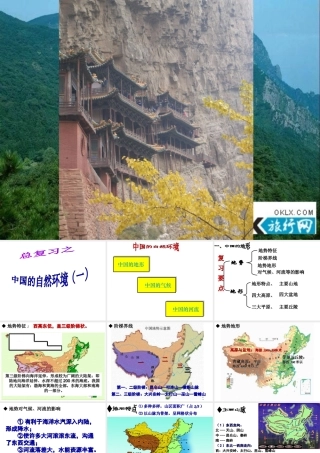 八年级地理上册 中国的自然环境复习课件 （新版）新人教版-（新版）新人教版初中八年级上册地理课件