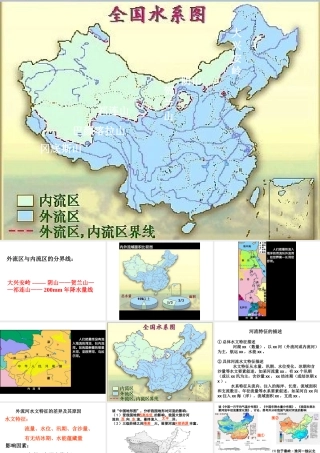八年级地理上册 中国河流和湖泊课件 湘教版