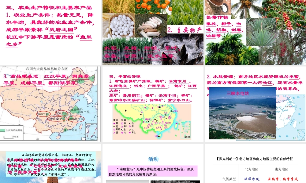 八年级地理下册 5.2.2 南方地区课件（3）（新版）湘教版-（新版）湘教版初中八年级下册地理课件