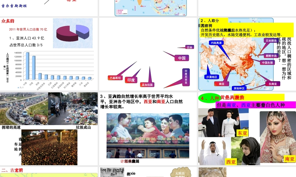 八年级地理下册 5.2《学习与探究 亚洲的人文环境》课件1 中图版-中图版初中八年级下册地理课件