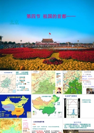 八年级地理下册 6.4 祖国的首都北京课件 （新版）新人教版-（新版）新人教版初中八年级下册地理课件