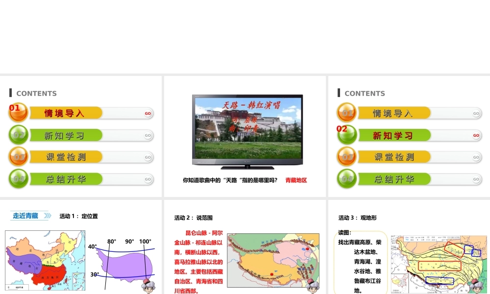 八年级地理下册 9.1 青藏地区的区域特征课件 （新版）商务星球版