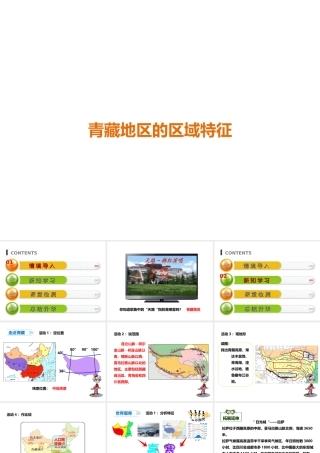 八年级地理下册 9.1 青藏地区的区域特征课件 （新版）商务星球版