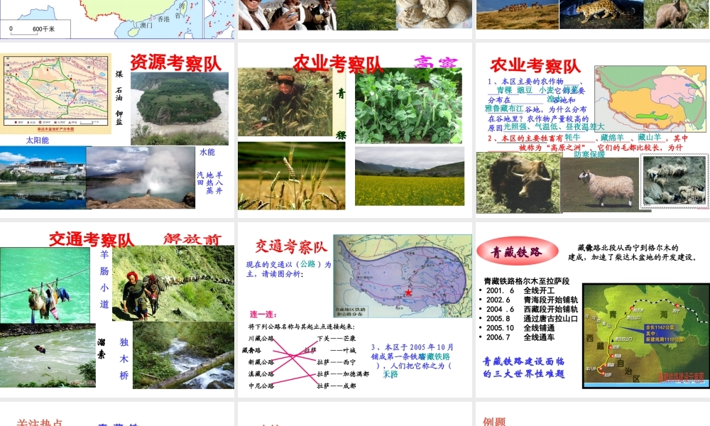 八年级地理下册 5.3 西北地区和青藏地区 青藏地区区课件 （新版）湘教版-（新版）湘教版初中八年级下册地理课件