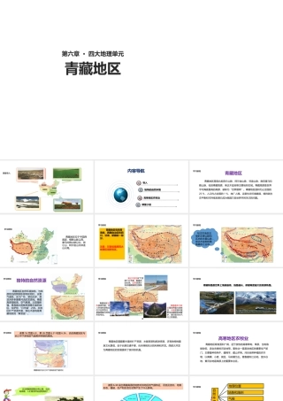 八年级地理下册 6.4《青藏地区》课件 （新版）粤教版-（新版）粤教版初中八年级下册地理课件