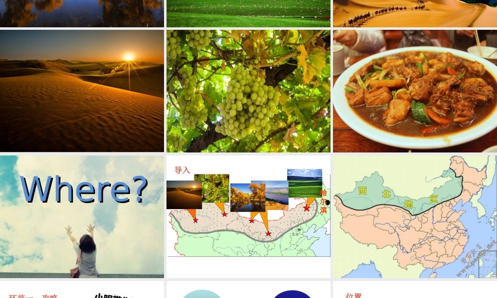 八年级地理下册 5.3 西北地区和青藏地区 西北地区区课件 （新版）湘教版-（新版）湘教版初中八年级下册地理课件