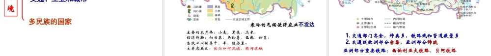 八年级地理下册 7.5《俄罗斯》课件2 中图版-中图版初中八年级下册地理课件