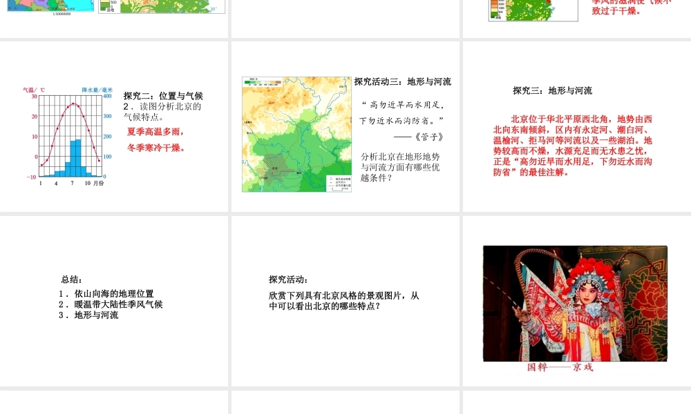 八年级地理下册 6.4《祖国的首都─北京》课件 （新版）新人教版