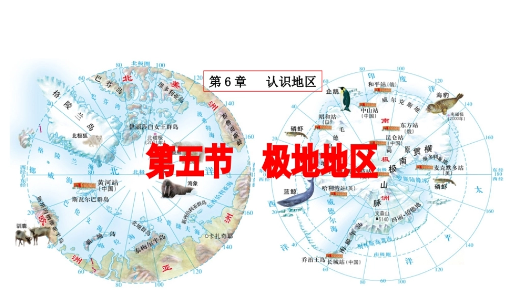 八年级地理下册 6.5《极地地区》课件1 中图版-中图版初中八年级下册地理课件