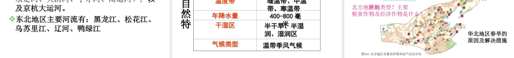 八年级地理下册 6.1 北方地区自然特征与农业课件 （新版）新人教版