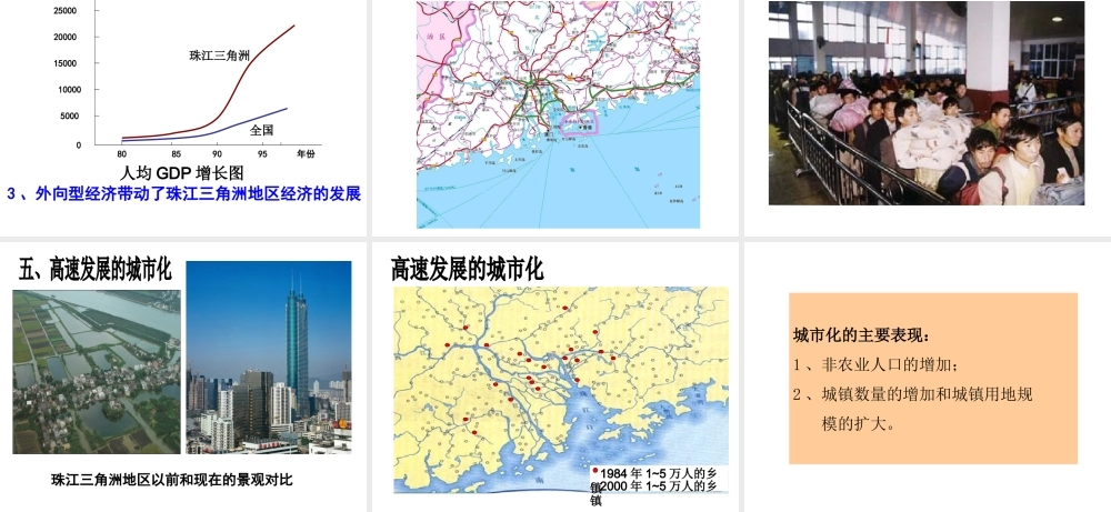 八年级地理下册 第七章 第二节 快速发展的经济课件 粤教版-粤教版初中八年级下册地理课件