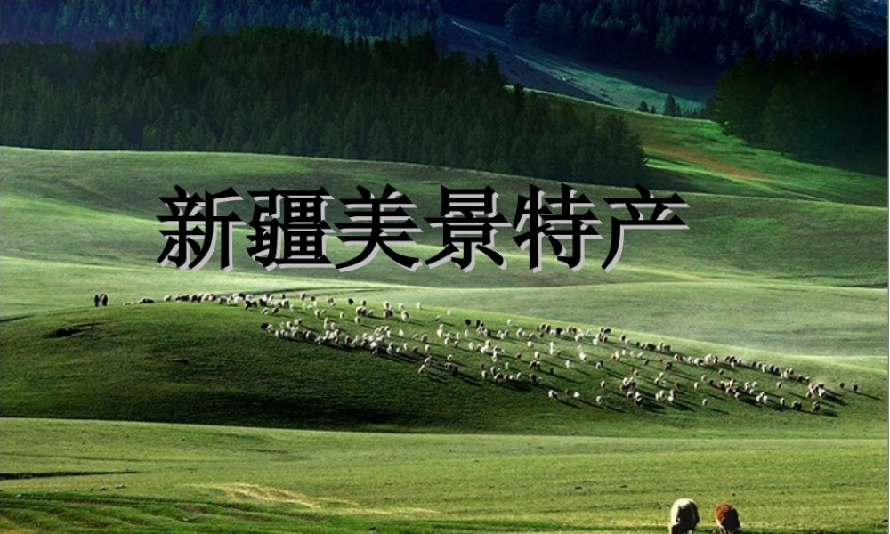 八年级地理下册 第八章 第三节 新疆维吾尔自治区的地理概况和区域开发课件 （新版）湘教版-（新版）湘教版初中八年级下册地理课件