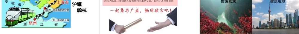 八年级地理下册 第七章 第二节 鱼米之乡—长江三角洲地区课件 （新版）新人教版-（新版）新人教版初中八年级下册地理课件