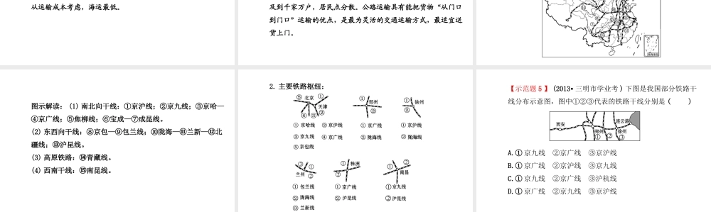 八年级地理上册 第四章 中国的主要产业阶段复习课件 （新版）湘教版-（新版）湘教版初中八年级上册地理课件