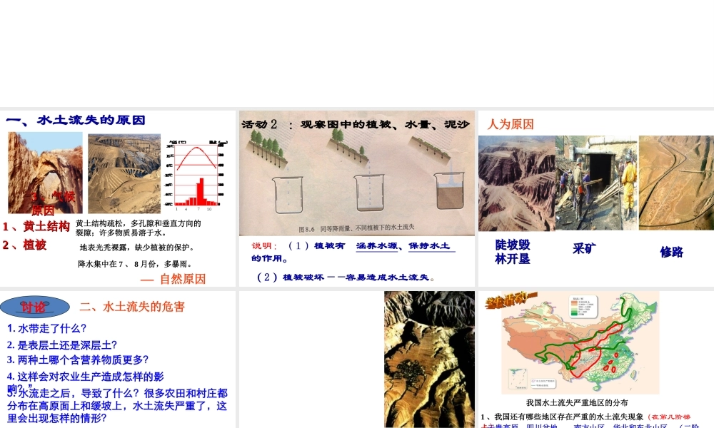八年级地理下册 第2课 黄土高原的治理和开发课件 商务星球版