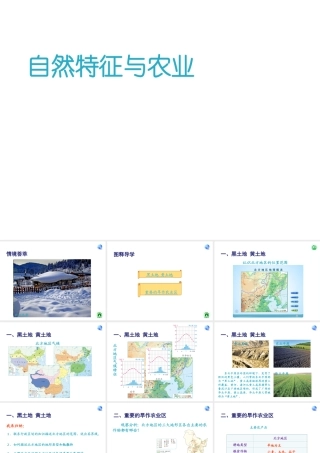 八年级地理下册 6.1 自然特征与农业课件 （新版）新人教版-（新版）新人教版初中八年级下册地理课件