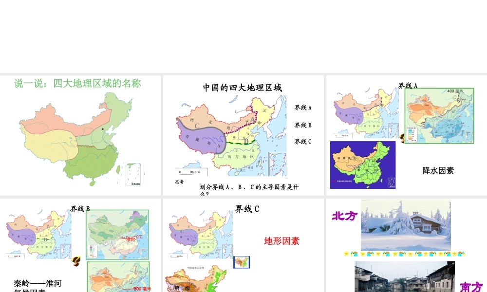 八年级地理下册 第5-6章 复习课件 （新版）新人教版-（新版）新人教版初中八年级下册地理课件