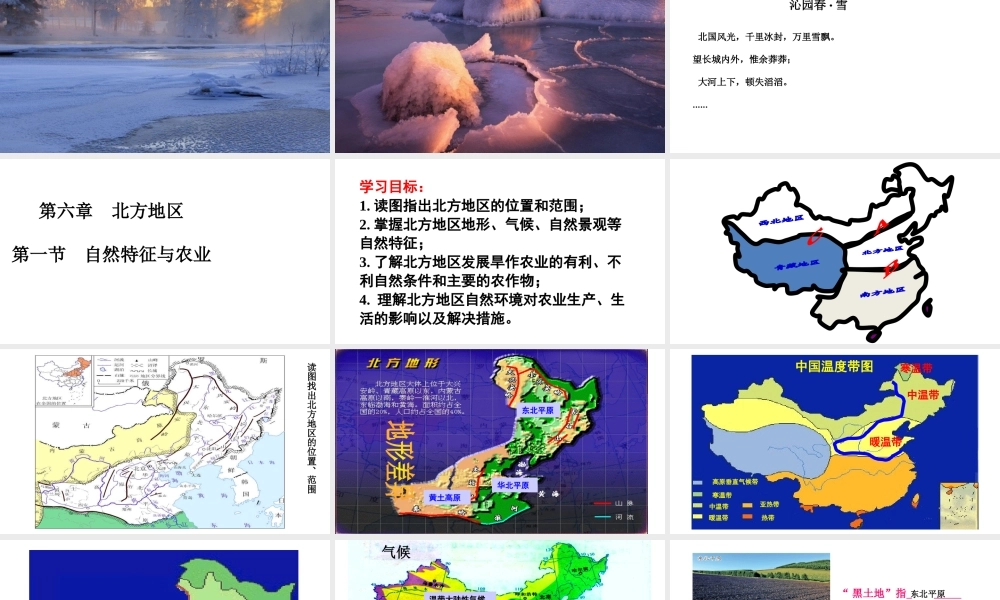 八年级地理下册 6.1 自然特征与农业课件4 （新版）新人教版-（新版）新人教版初中八年级下册地理课件