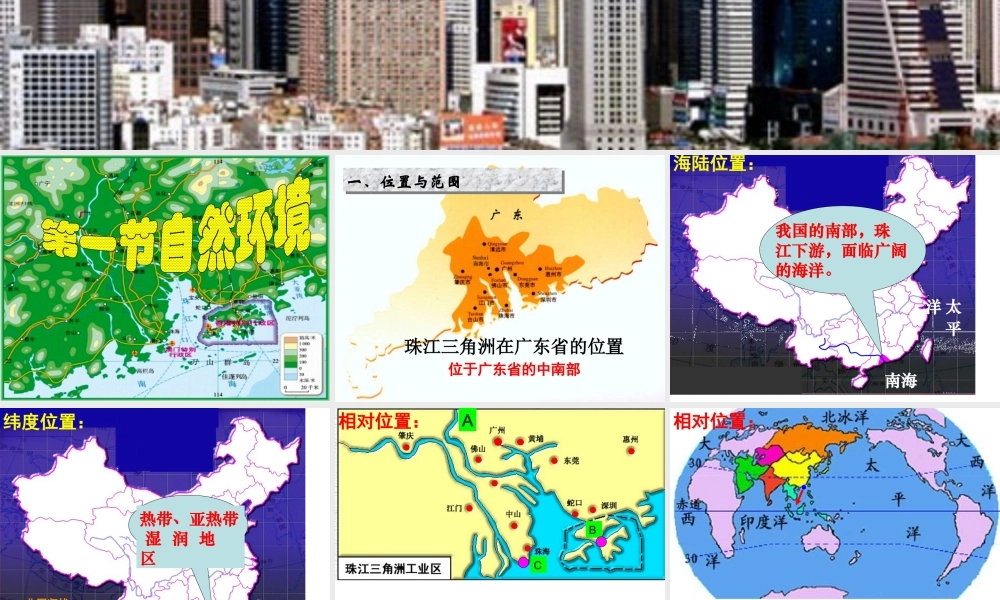 八年级地理下册 8.1《自然环境》课件 （新版）粤教版-（新版）粤教版初中八年级下册地理课件