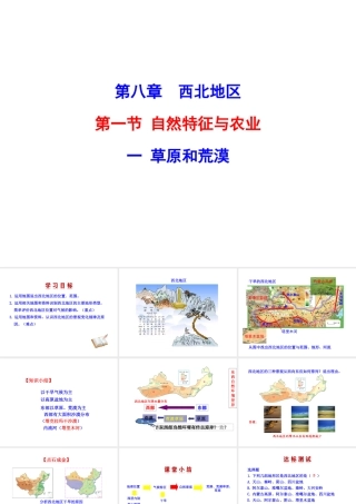 八年级地理下册 8.1自然特征与农业（草原和荒漠）课件 （新版）新人教版-（新版）新人教版初中八年级下册地理课件