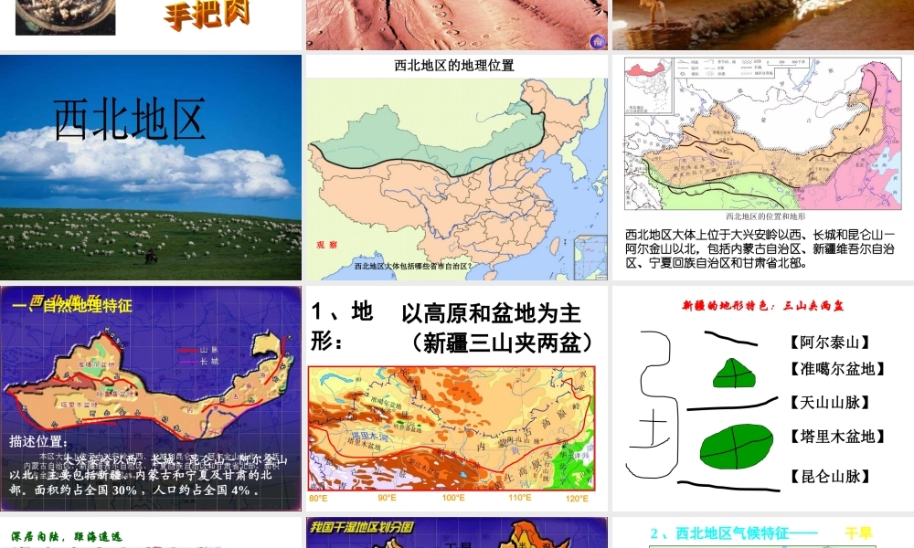 八年级地理下册 7.1 自然特征与农业课件1 （新版）新人教版