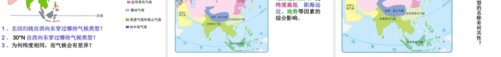 八年级地理下册 第5章 第一节 亚洲的自然环境课件 中图版-中图版初中八年级下册地理课件