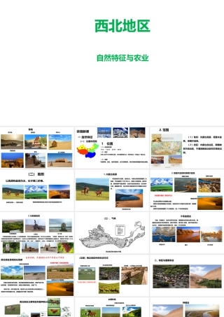 八年级地理下册 第八章 第一节 自然特征与农业 西北的自然特征与农业课件 （新版）新人教版-（新版）新人教版初中八年级下册地理课件