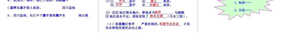 八年级地理下册 6.1自然特征与农业课件1 （新版）新人教版-（新版）新人教版初中八年级下册地理课件