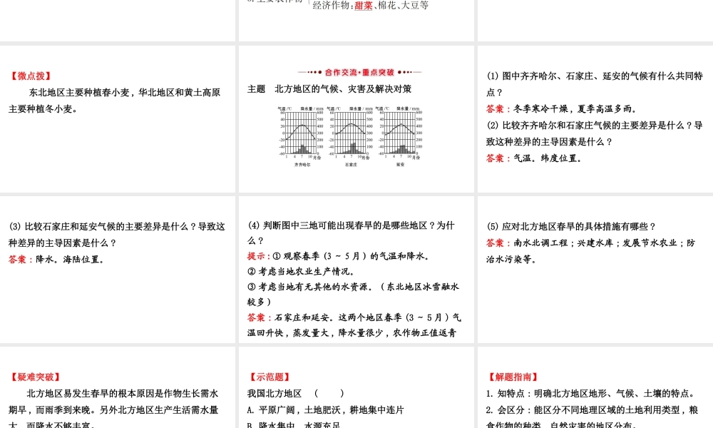 八年级地理下册 6.1自然特征与农业课件2 （新版）新人教版-（新版）新人教版初中八年级下册地理课件