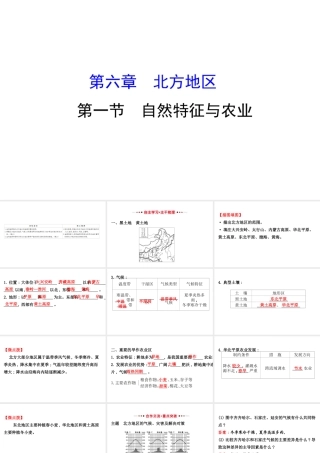 八年级地理下册 6.1自然特征与农业课件2 （新版）新人教版-（新版）新人教版初中八年级下册地理课件