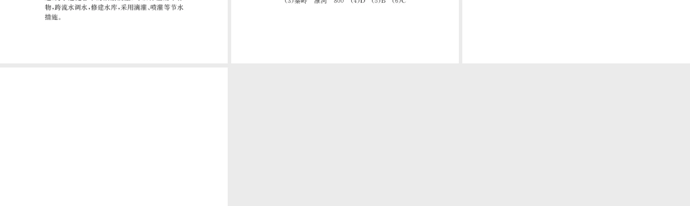 八年级地理下册 6.1自然特征与农业习题课件 （新版）新人教版-（新版）新人教版初中八年级下册地理课件