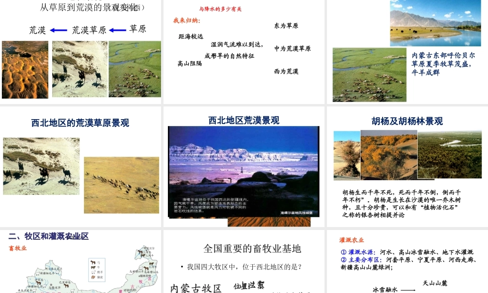 八年级地理下册 第八章 第一节 自然特征与农业课件 （新版）新人教版-（新版）新人教版初中八年级下册地理课件