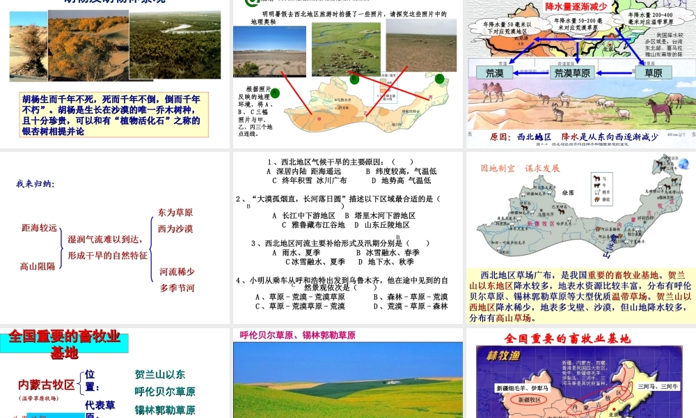八年级地理下册 8.1自然特征与农业课件2 （新版）新人教版-（新版）新人教版初中八年级下册地理课件